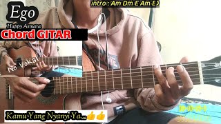 ( Kunci Gitar ) Ego - Happy Asmara // No Vokal