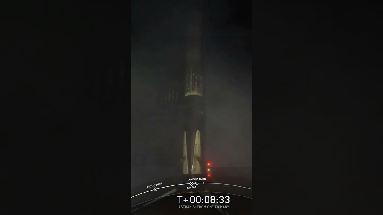 Falcon 9’s first stage has landed on the A Shortfall of Gravitas droneship