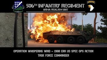 506th IRRU: Operation Whispering Wind - 1980s Era U.S. SOF - Task Force Commander