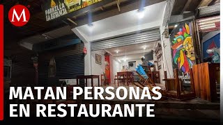 Ejecutan a 2 personas en un restaurante de Colima; van 4 asesinatos este sábado