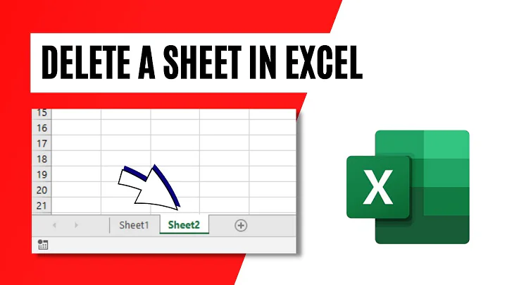 How to Delete a Sheet in Excel