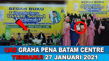 LIVE BATAM Ceramah UAS Ustadz Abdul Somad di Graha Pena Batam Centre BEDAH BUKU