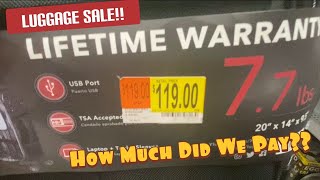 HUGE SECRET HIDDEN WALMART CLEARANCE| WE FOUND LUGGAGE FOR ??? REGULAR PRICE $119.00| MUST WATCH!!! by ANGEL ON THE GO 3,022 views 3 years ago 13 minutes