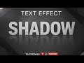 Shadow Text Effect in CorelDRAW | 3D Reflection Text Design Tutorial