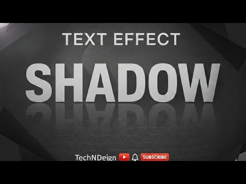 Shadow Text Effect in CorelDRAW | 3D Reflection Text Design Tutorial