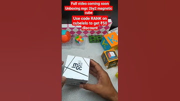 The Cubelelo MGC 2×2: A Game-Changer in the World of Cubing unboxing