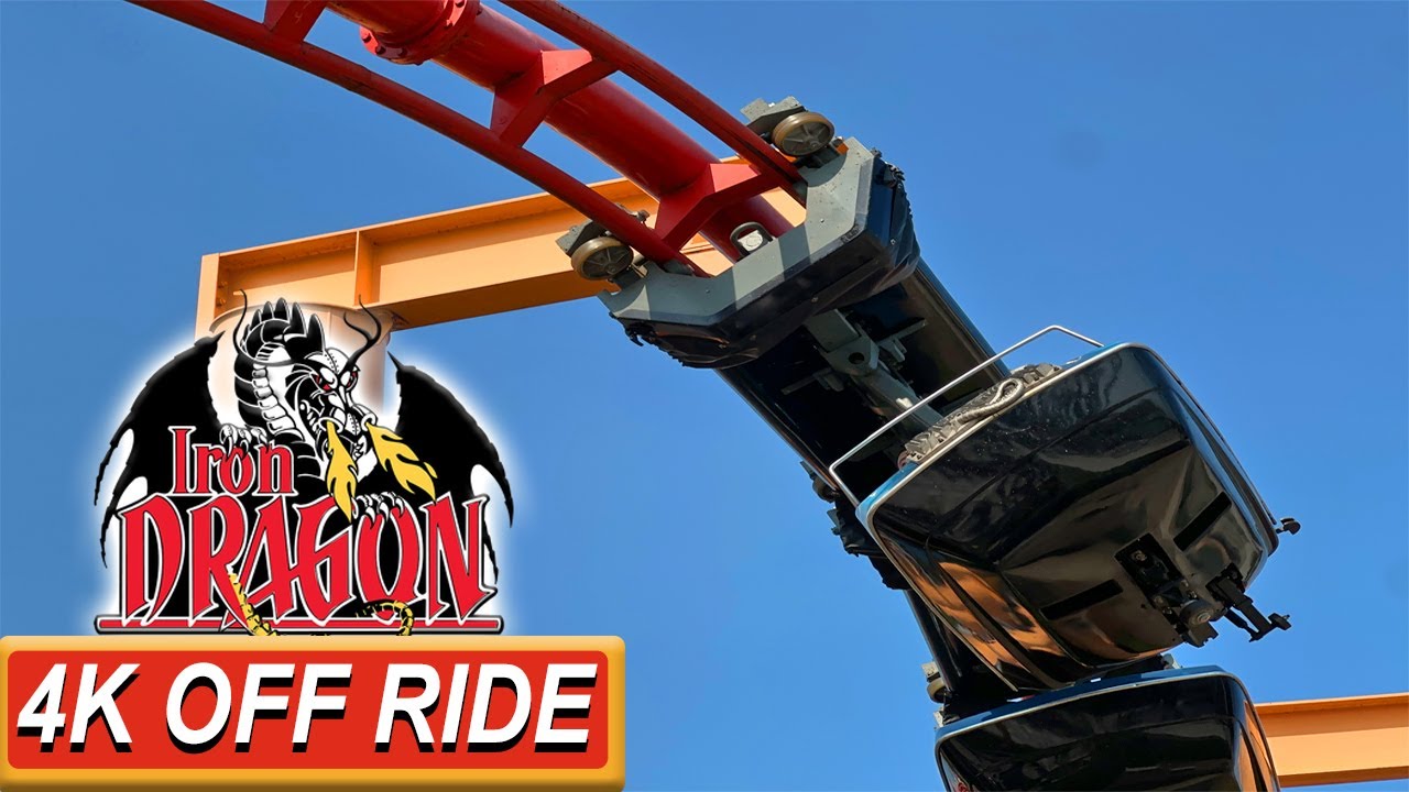 Iron Dragon (4K OFF Ride POV)- Cedar Point, Sandusky, OH