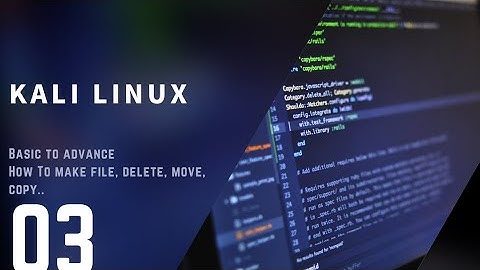 Kali Linux Tutorial #3 – How to Copy, Paste & Create Folders | Smile Academy 2025