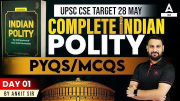 INDIAN POLITY PYQs/MCQs For UPSC CSE 2023 | MCQs 2023 PRELIMS By Ankit Sir