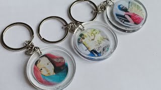 photo keychain my small business #resinart #resinkeychains #smallbusiness