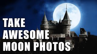 How to photograph FULL MOON BEHIND A TOWER or something + how to REDUCE NOISE IN MOON PHOTOS screenshot 5
