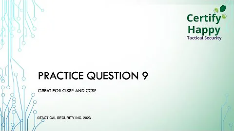 CISSP CCSP Test Taking Tip 9