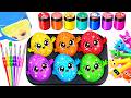 Satisfying Video l DIY How To Make DIY 6 Glitrer Eggs SPRUNKI Candy Lollipop Labubu Paint Color ASMR
