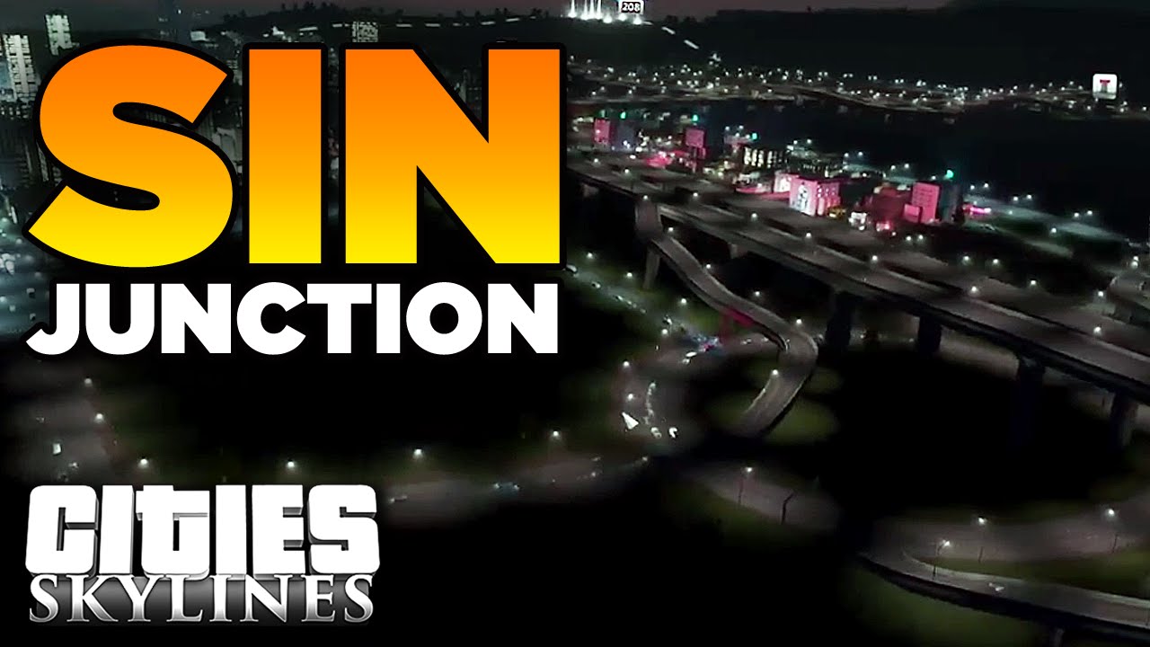 SIN JUNCTION RETURNS | Cities Skylines - Feathered Stones [29] - YouTube