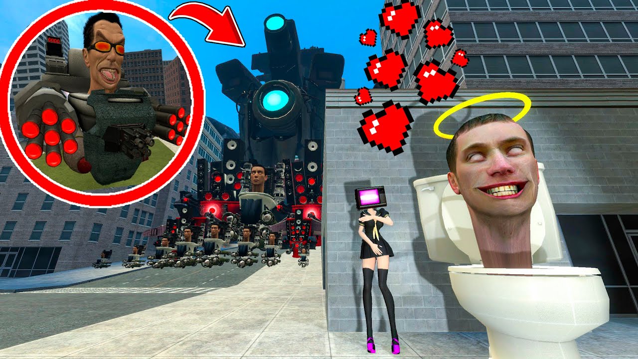 ALL GMAN PERFECT TEAM SKIBIDI TOILET MK3 and MK2 they set up an ambush for  SPEAKERMAN In Garry's Mod 