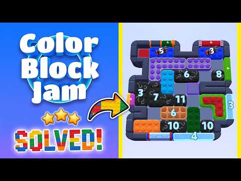 Color Block Jam - Level 1521 (2431) Walkthrough 🧩 | Solution & Gameplay (Rollic Games) 📱