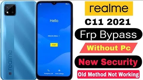 Realme C11 Frp Bypass | Without Pc | Google Account Lock Unlock - Google Play Service Not Show 2025