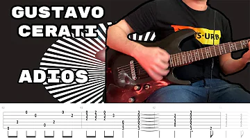 Adios - Gustavo Cerati Cover Tutorial Guitarra [+Tabs]