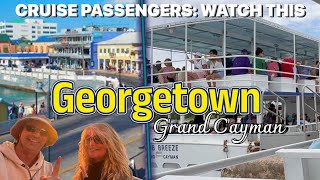 Downtown Georgetown, Grand Cayman Tenders and Bus transportation tour