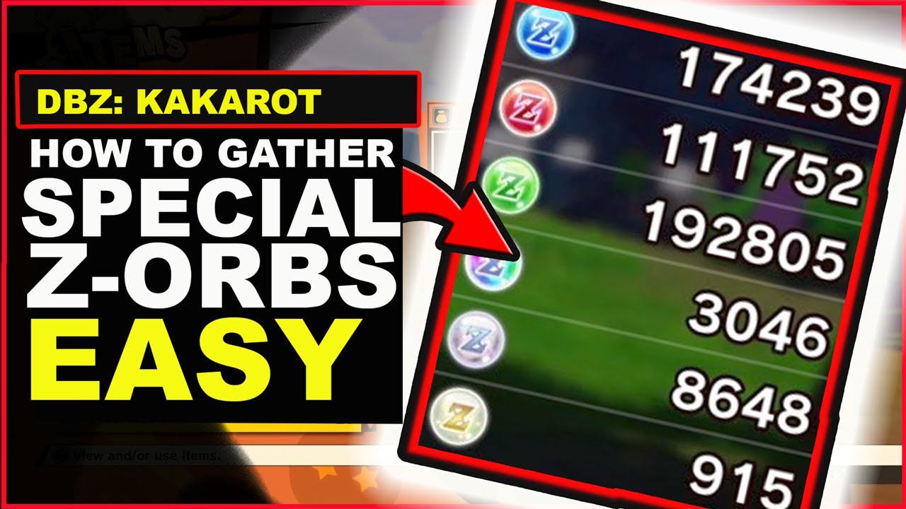 Dragon Ball Z Kakarot Guide — How to farm Z Orbs - Millenium