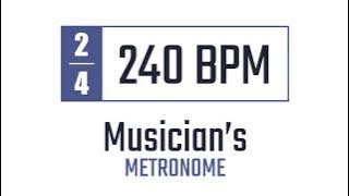 240 BPM - 2/4 - Metronome