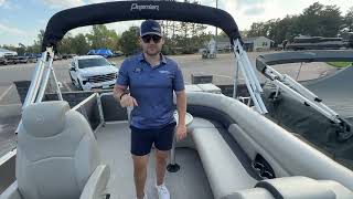 Used Tritoon Boat For Sale in Crosslake! 2023 Premier 230 Sunsation RE with Yamaha 200 at MarineMax