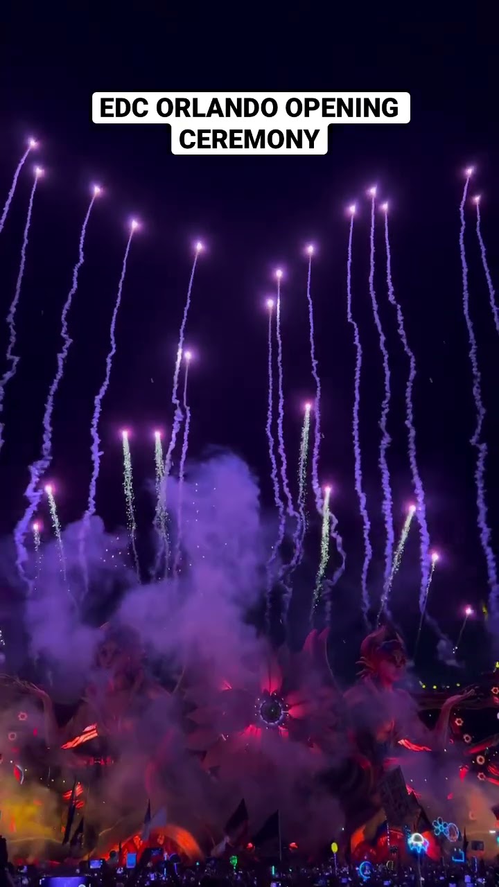 EDC Orlando Opening Ceremony #shorts #edc