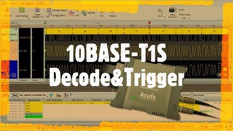 10BASE-T1S Decode & Trigger - MSO3124V Mixed Signal Oscilloscope - Acute Technology Inc.