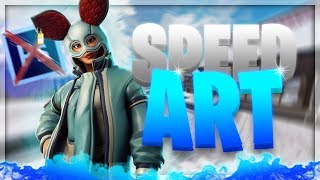 FORTNITE SPEED ART WITHOUT PHOTOSHOP