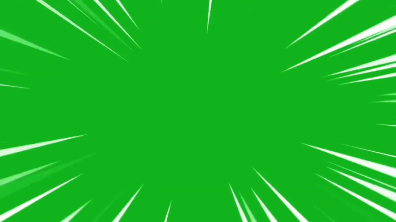 Speed line green screen - YouTube