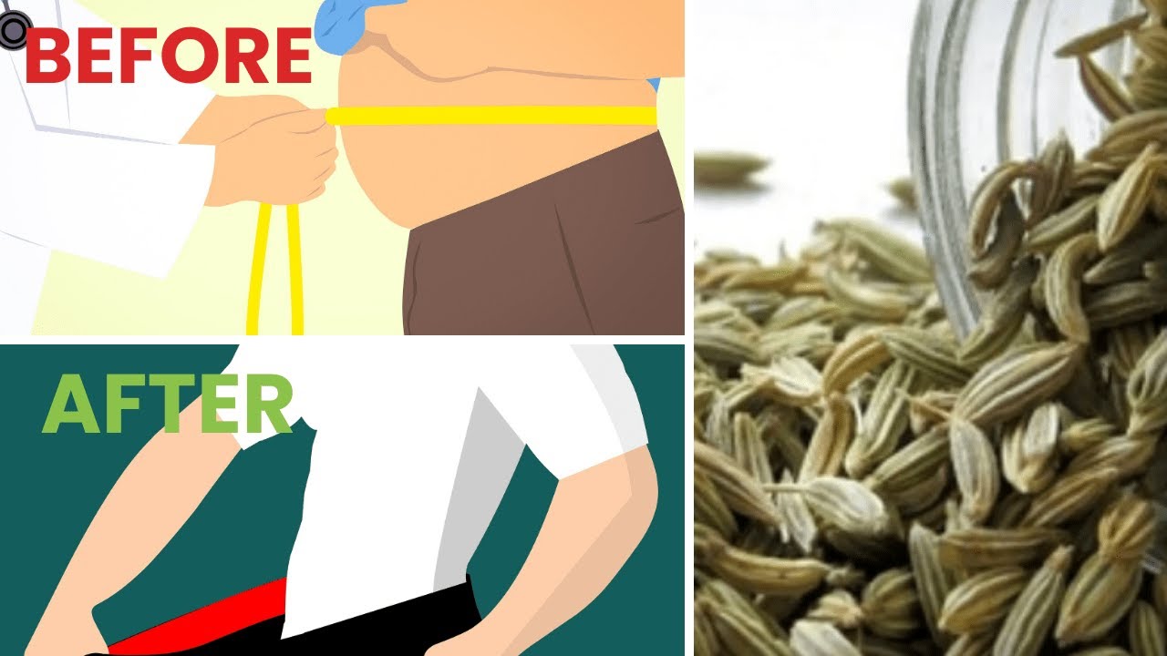 How To Lose Belly Fat In Just 1 Week Fennel Seeds/सौंफ Water Fat Burner No Diet No