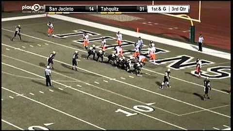 Tahquitz 1 Yard Rush TD by Darrick Peters