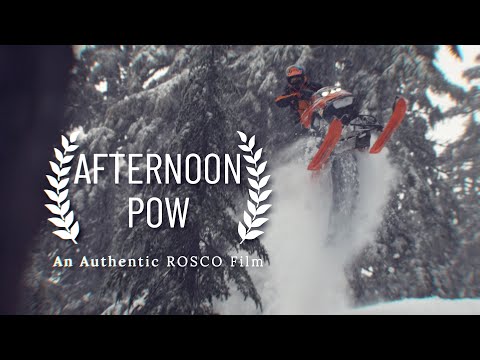 AFTERNOON POW - A Snowmobile Edit
