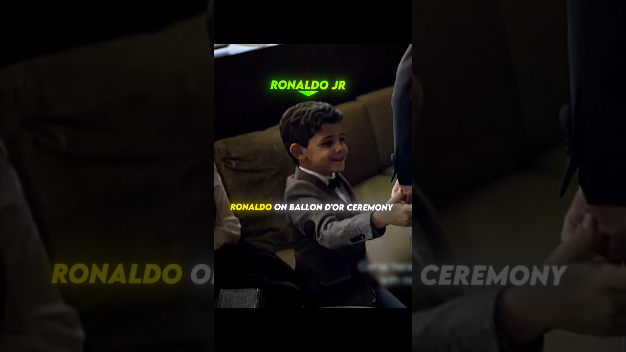 Ronaldo Jr Meets Messi 😂🔥