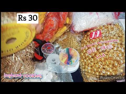 Kinari Bazar Haul Craft Supplies/Huge Craft Material prices/Kinari Bazar Market/Chandni Chowk