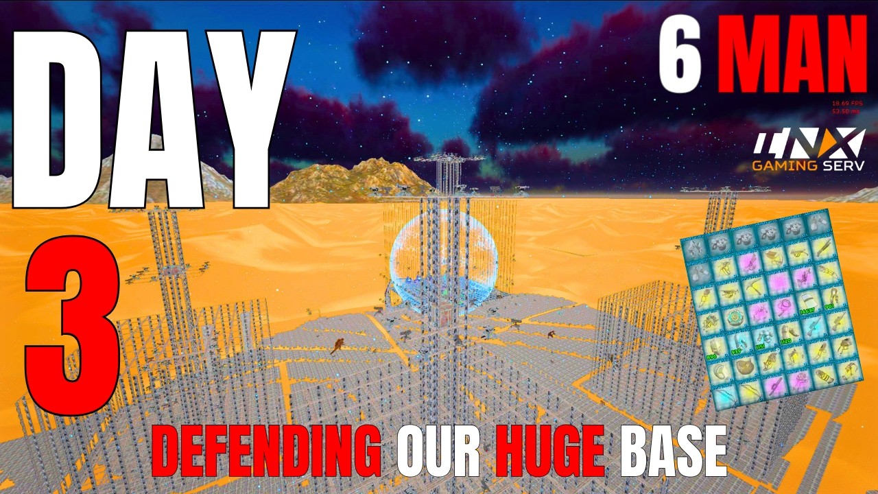 HOW WE DEFENDED OUR HUGE LAND BASE (it was a disaster) - INX 6 MAN ...