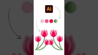 How to Create a Gradient Flower Illustration in Adobe Illustrator