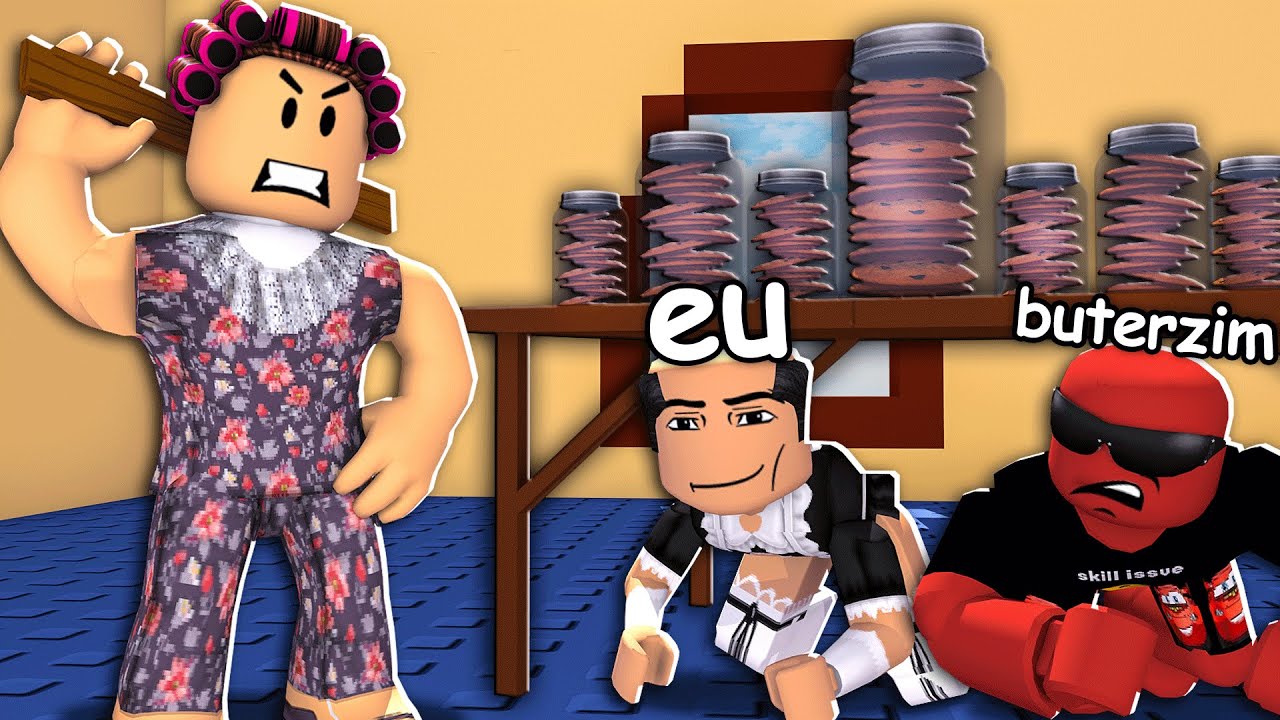 2 ABESTADOS ROUBANDO BISCOITO DA VOVÓ NO ROBLOX