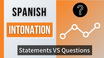 SPANISH INTONATION 🇪🇸Statements vs Questions