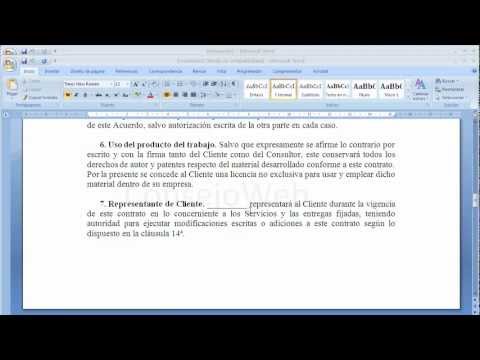 Como Redactar Una Carta De Contrato De Trabajo