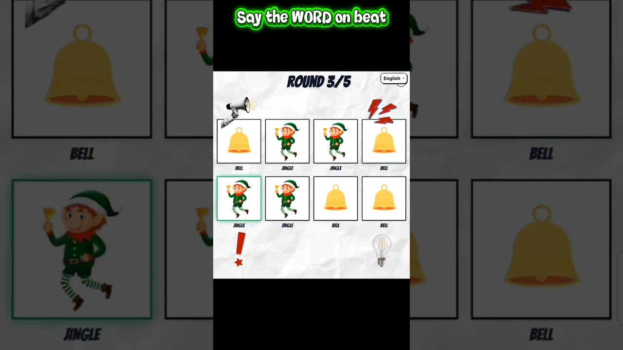 Say the word on beat 16 