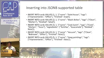 JSON data structure – the hidden gem inside your database engine - PHPConf.Asia 2018