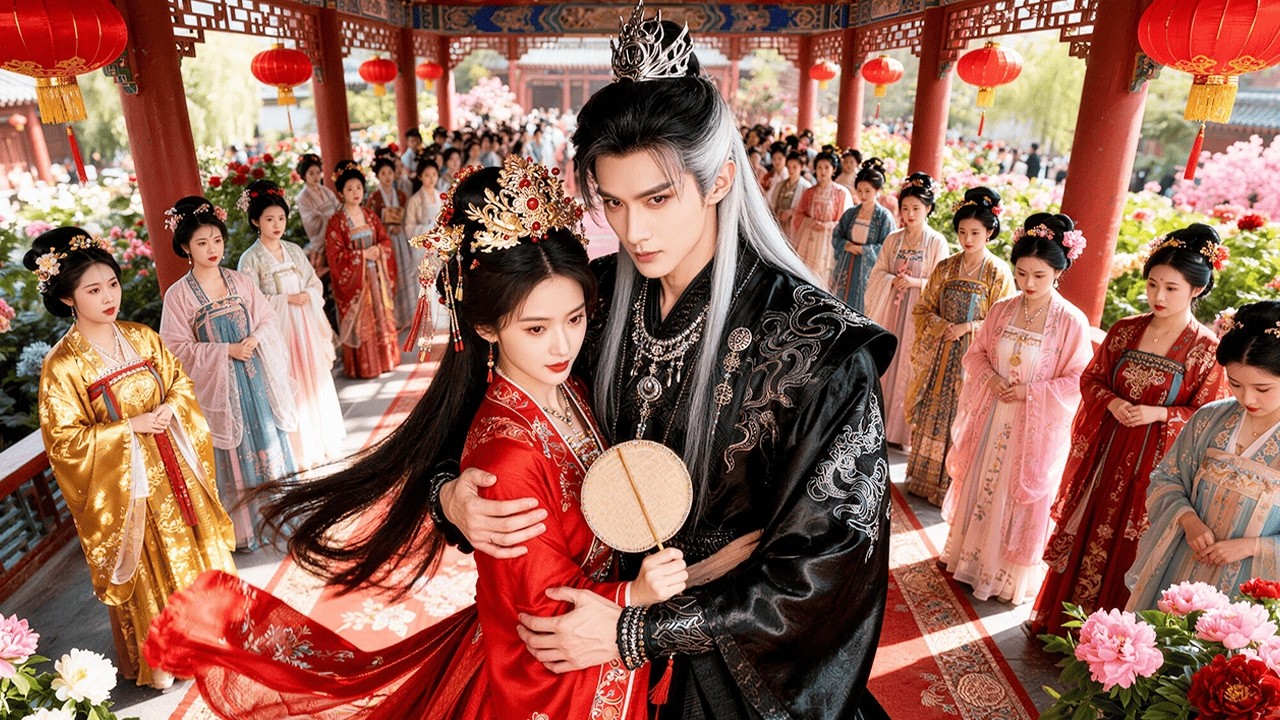 一百位佳丽精心打扮，只为赢得王爷青睐，谁知他偏偏一眼锁定路过的新娘！强取豪夺、囚禁占有，只因她身上独特的香气让他欲罢不能，宫廷风云因此翻涌。#精彩短劇 #短劇全集 #甜寵