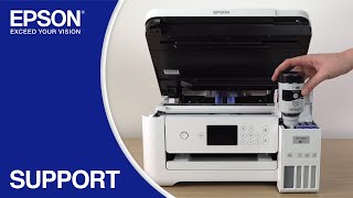 Epson EcoTank ET2850 | Filling the Ink Tanks