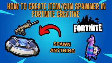 How to Create Item/Gun Spawner in Fortnite Creative | Full Guide (2025 Update)