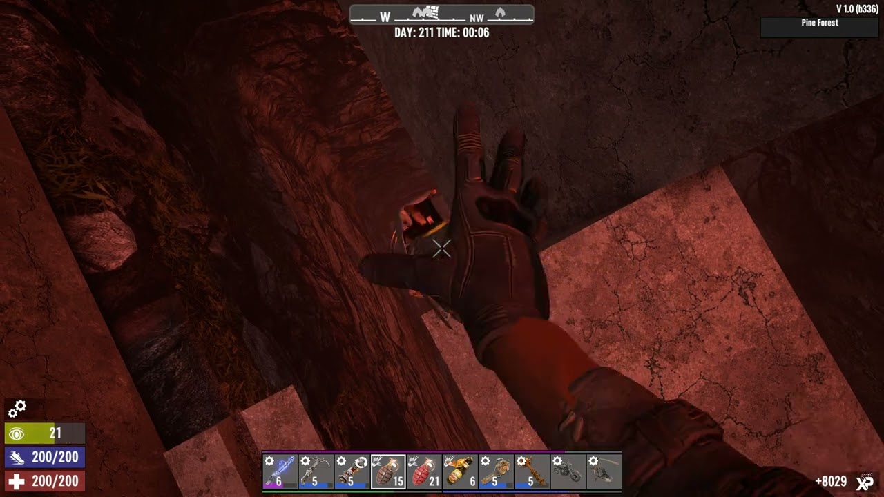 Epic Horde Night Gone Wrong! Rocket Launcher Base & Gyrocopter Escape Fails in 7 Days to Die