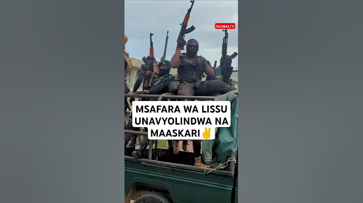 😳MSAFARA WA LISSU UNAVYOLINDWA NA MAASKARI✌️🔥#chadema #lissu #kisutu