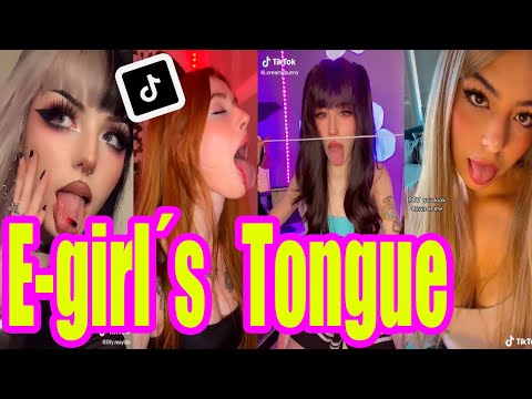 Tik Tok - E-girl´s Tongue (Trend, Compilation)
