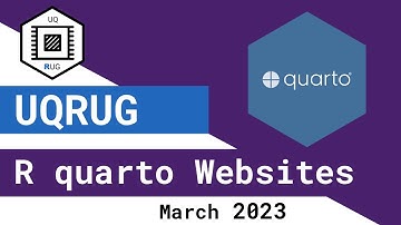 UQRUG March 2023 Overview - Quarto Websites