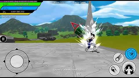 The Final Power Level Warrior - Vegetable - Blast & Teleport combo